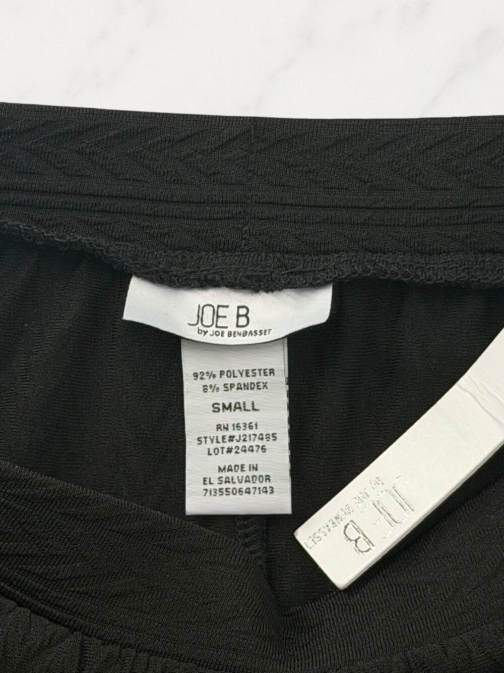 Joe B. by Joe Benbasset Black Cable Knit Split Front Pencil Skirt S - Picture 2 of 4